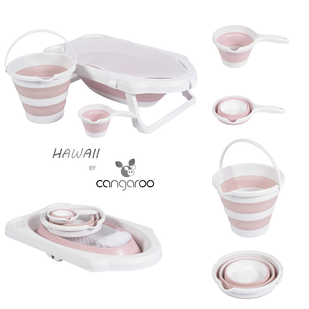 Μπανιέρα Πτυσσόμενη Hawaii Cangaroo Pink 3800146268756