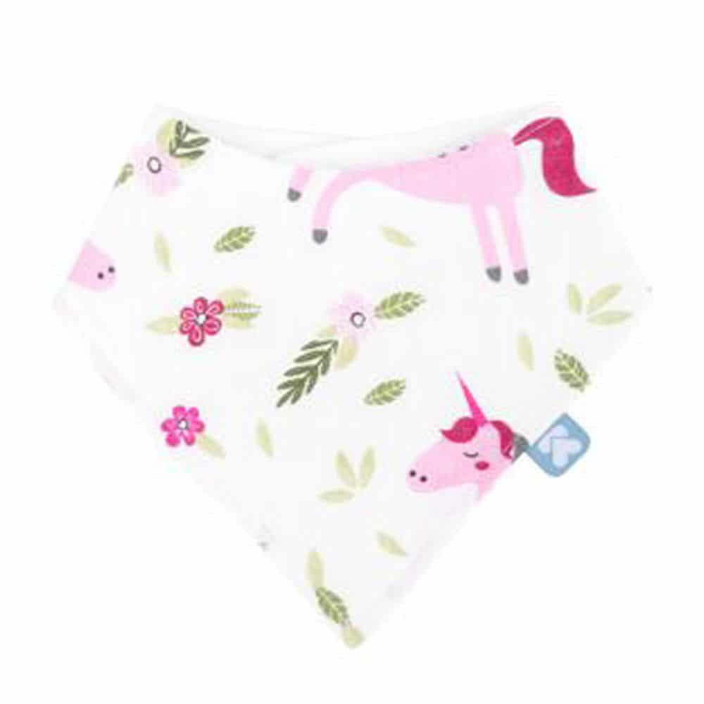 Σαλιάρα-Μπαντάνα Muslin 25x30cm Kikka Boo Unicorn 41103040032