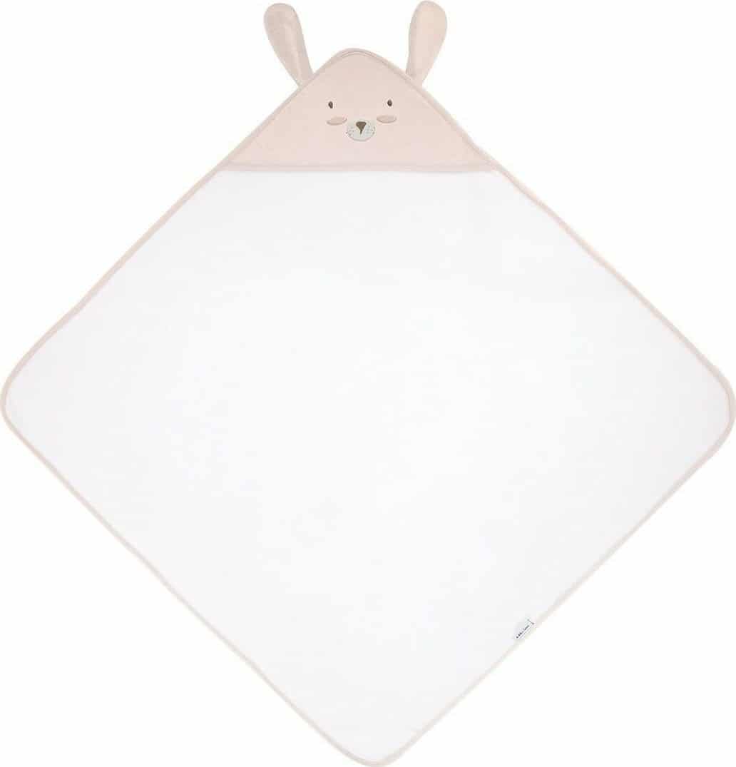 Πετσέτα με Κουκούλα 90x90cm Kikka boo Rabbits in Love 31104010037