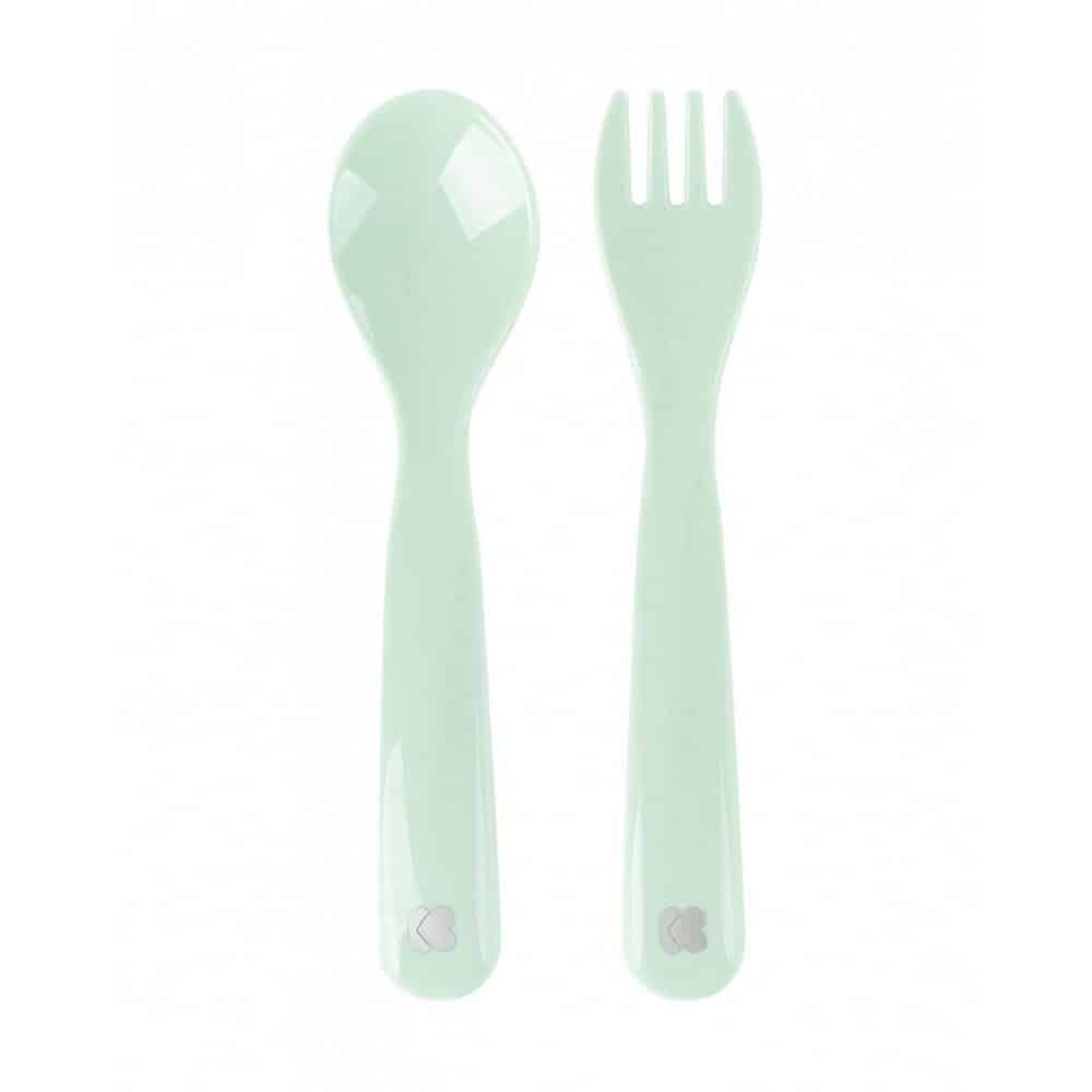Κουτάλι και Πιρούνι PP Glossy Kikka boo Mint 31302040102