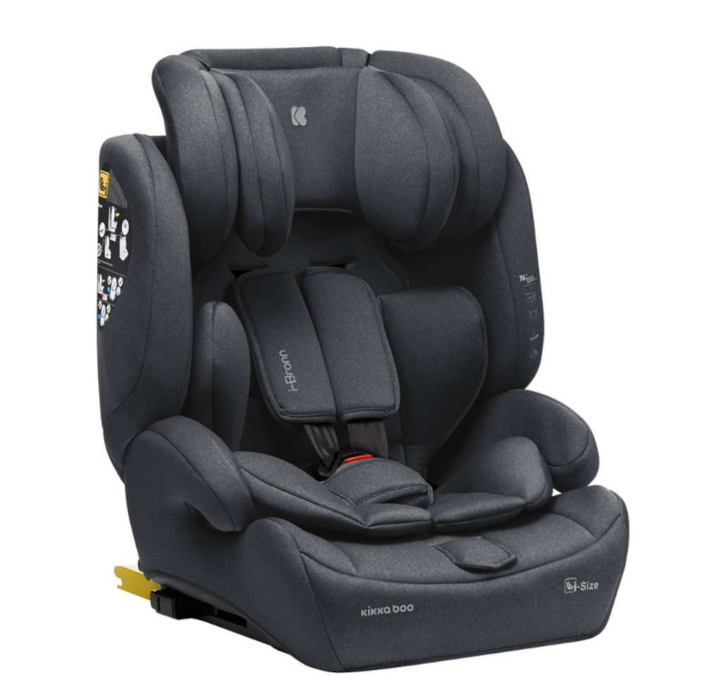 Κάθισμα Αυτοκινήτου 76-150cm i-size Isofix i-Bronn Kikka boo Grey 31002140010