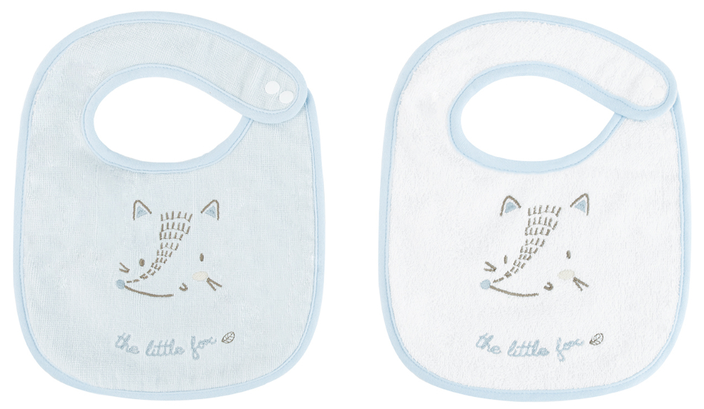 Σαλιάρες Σετ 2τμχ Little Fox Kikka Boo 31104010052