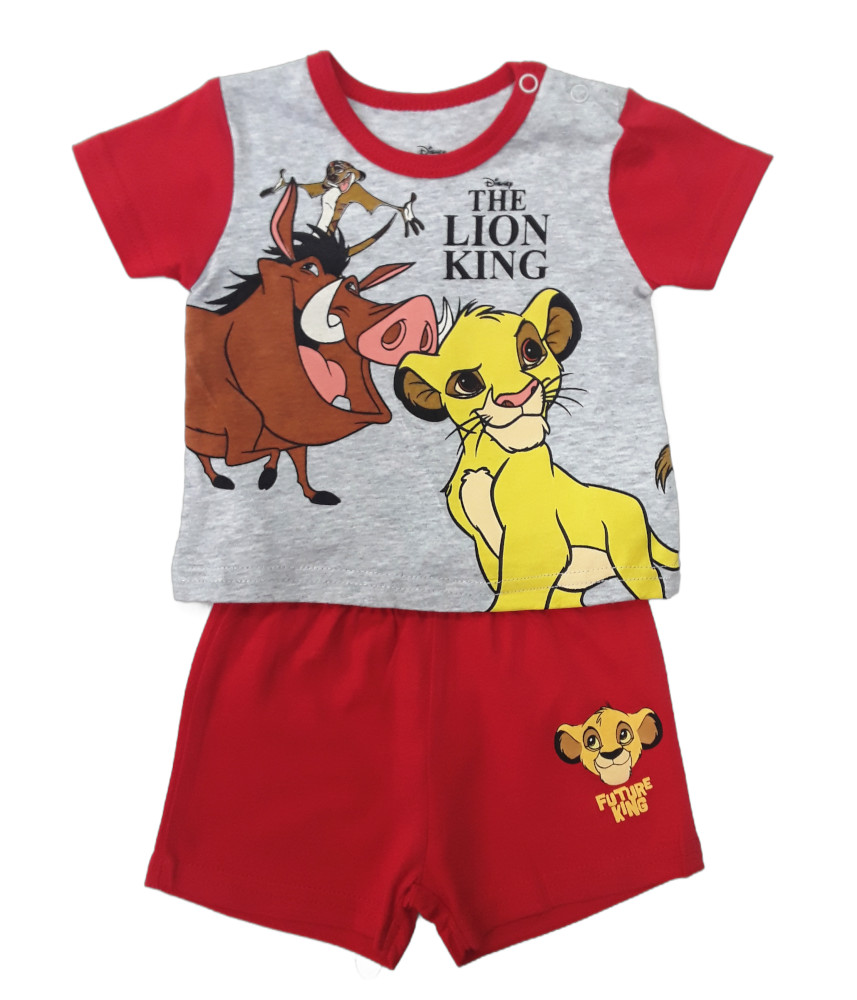 Μπλουζάκι με Σορτσάκι The Lion King Buba Red 80102290003