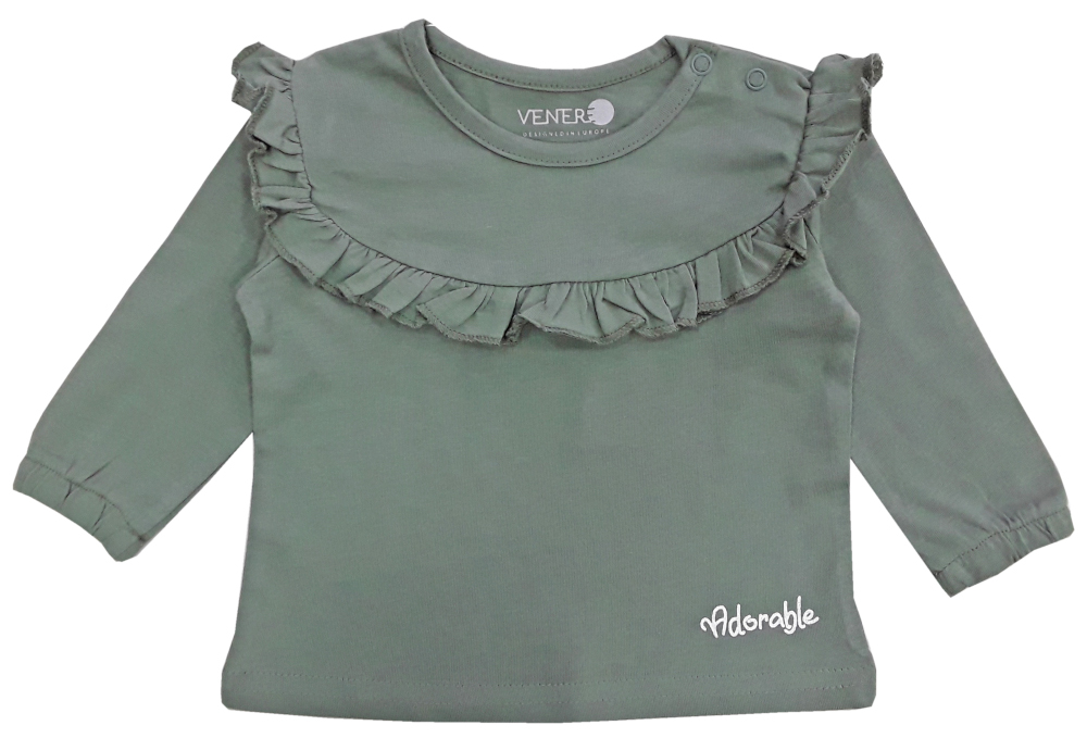 Μπλουζάκι Μακρυμάνικο Monochrome Venere Green 80106620002