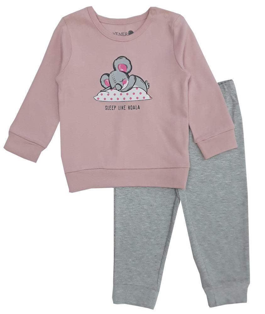 Παιδική Πιτζάμα Μακρυμάνικη Girl Sleep Like Koala Venere Pink 8020971