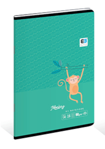 Σημειωματάριο A5 Mint Monkey 5902277297402