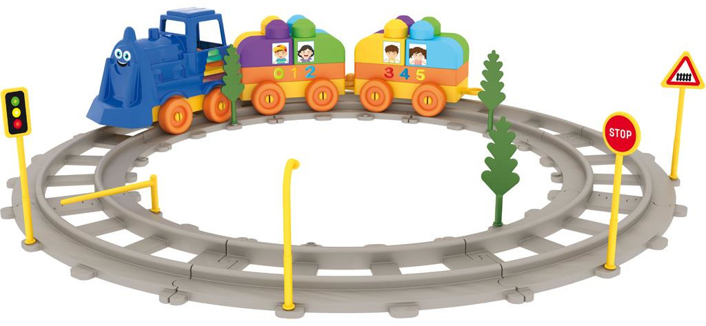 Σιδηρόδρομος με Τρενάκι Διακάκης Luna Toys 000622088