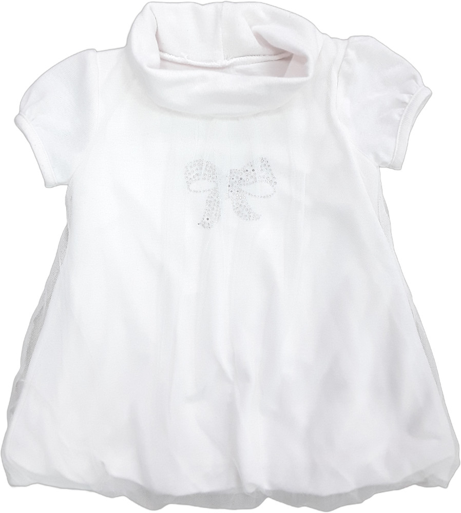 Φόρεμα Κοντομάνικο White Bow 8030041