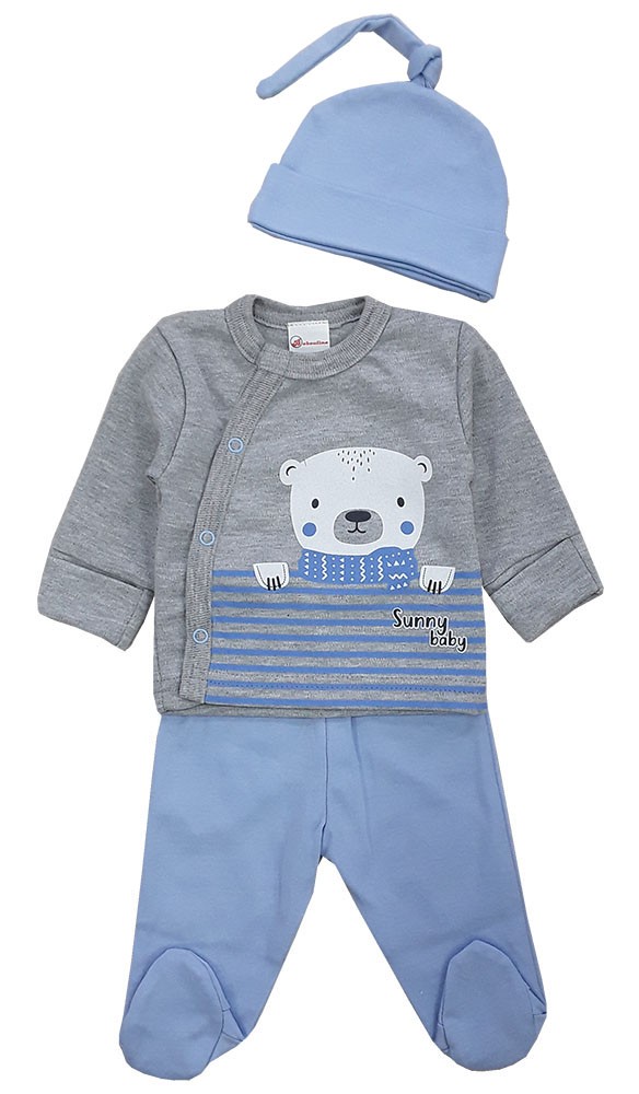 Σετ Βρεφικό 56cm Sunny Baby Beboulino Light Blue 80307241056