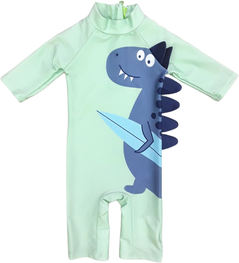 Ολόσωμο Μαγιό Μακρυμάνικο Green Blue Dino 8080201