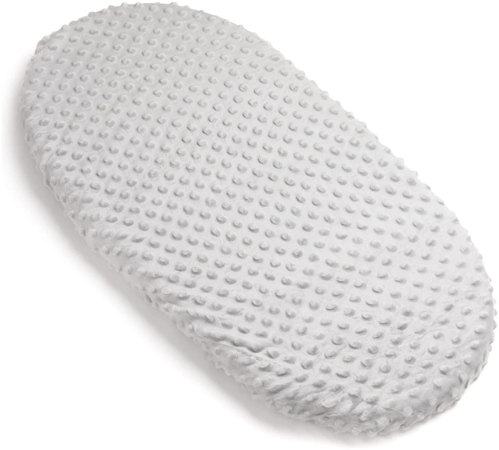 Σεντόνι Βαμβακερό με Λάστιχο 80x40cm Minky Light Grey 5904506812622