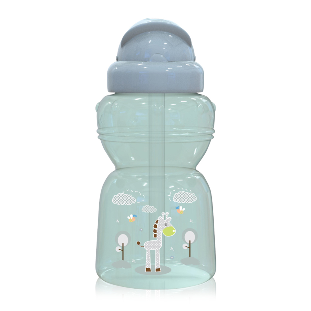 Παγούρι με Καλαμάκι 325ml Animals Lorelli Mint Green 10200730004