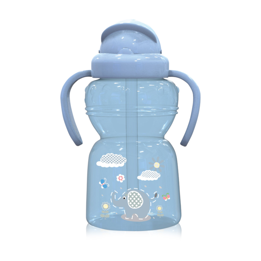 Παγούρι με Λαβές και Καλαμάκι 325ml Moonlight Blue Lorelli 10200770001